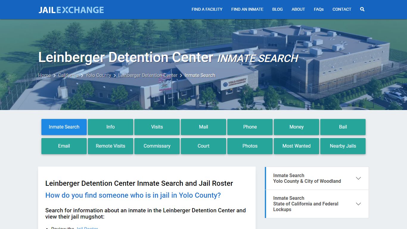 Leinberger Detention Center Inmate Search - Jail Exchange